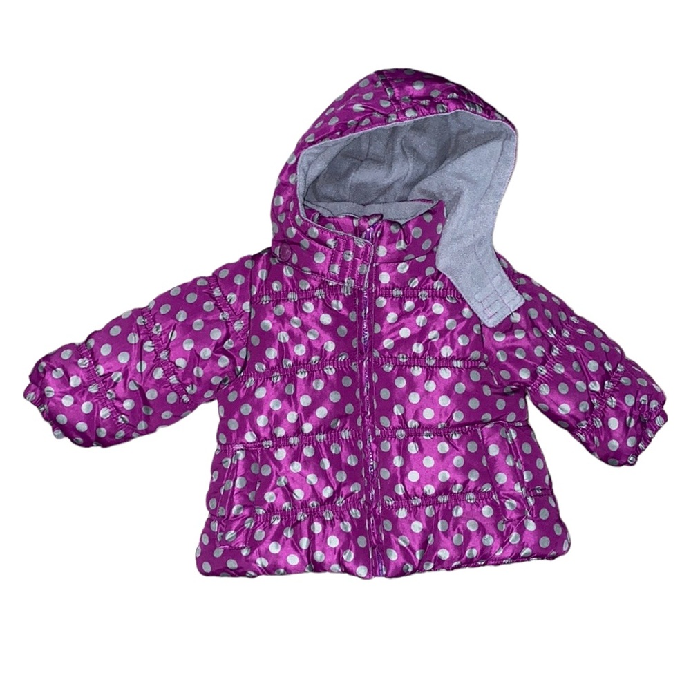 Carter’s Puffer Snow Jacket Toddler Baby Girl Size 12 Months